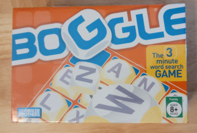 New Boggle - 3 Minute Word Search Family Game - Parker Bros Sealed