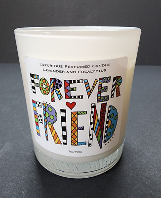 Forever Friend lavender & eucalyptus candle 7 oz Our Name Is Mud Cuppa Doodles