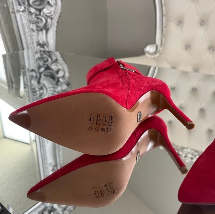Michael Kors Red booties 6 - Image 2 of 2