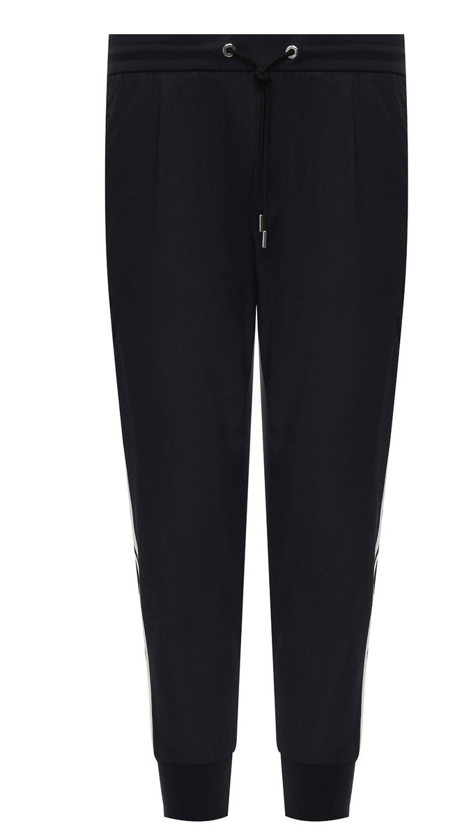 【送料&関税込】Moncler Elastic Waist Jogging Pants Moncler Jogging Pants Stripe Track Nylon Jogger Pantalone 52