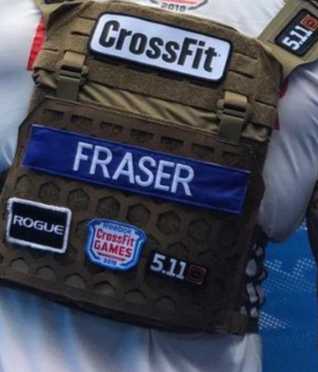 1x Custom Name Patch 9 x2 CrossFit Games Murph Cross Training Hook And Loop