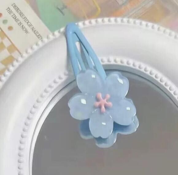 Clip Jelly Cherry Blossom Hair Clip Snap Hair Clips Hairpin Hair Accessories