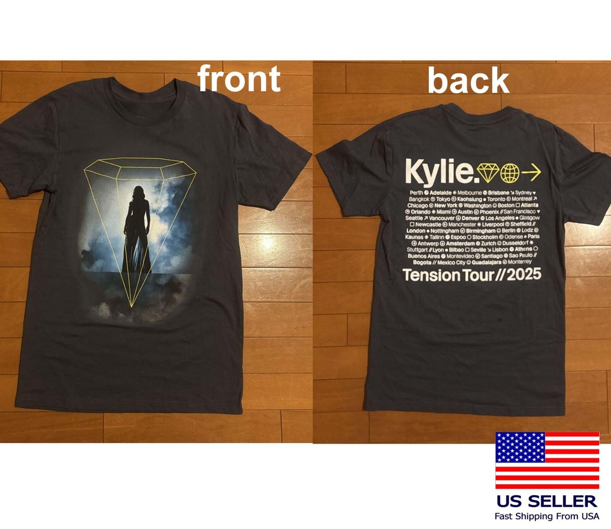 Kylie Minogue Tension Tour 2025グッズ3点セット① NEW!!! 2025 Kylie Minogue Tension Tour Shirt Merch | eBay