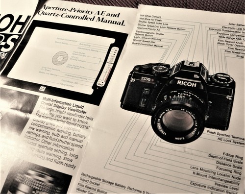 Folleto de venta de cámara Ricoh XR-S original de fábrica original... - Imagen 4 de 4