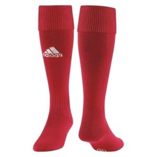 Adidas Soccer Over The Calf Socks, 2Pack Bright Red-White Logo Youth Size 13c-4Y