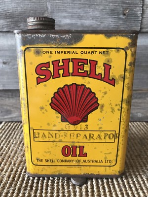 Shell Oil Can | eBay