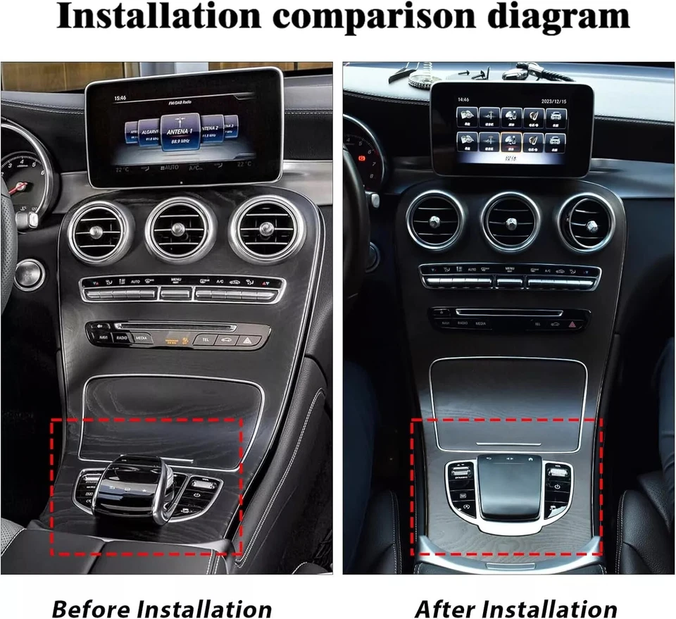 Multimedia Touch Pad Controller Unit For Benz C GLC E‑Class W205 X25 A2139006327 - Imagem 4 de 4