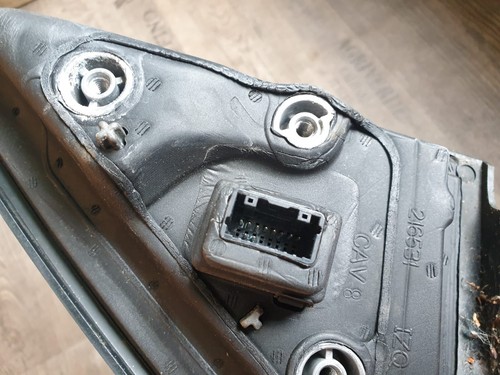 Renault Laguna Coupe 2008-14 MK3 linker Seitenflügelspiegel kraftvoll klappbar RHD - Bild 5 von 5
