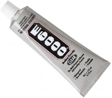 3.7 Ounce Tube E6000 Jewelry & Craft Adhesive Waterproof & Flexible when Dry