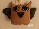 Owl Pillow Soft Toy Sculpture Stuffed Nocturnal Animal Bird Handmade new — photo 2