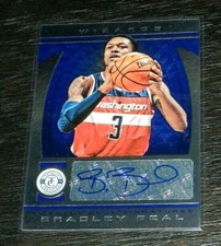BRADLEY BEAL SIGNATURE TOTALLY CERTIFIED INCREDIBLY RARE SERIAL #1/5 WIZARDS 