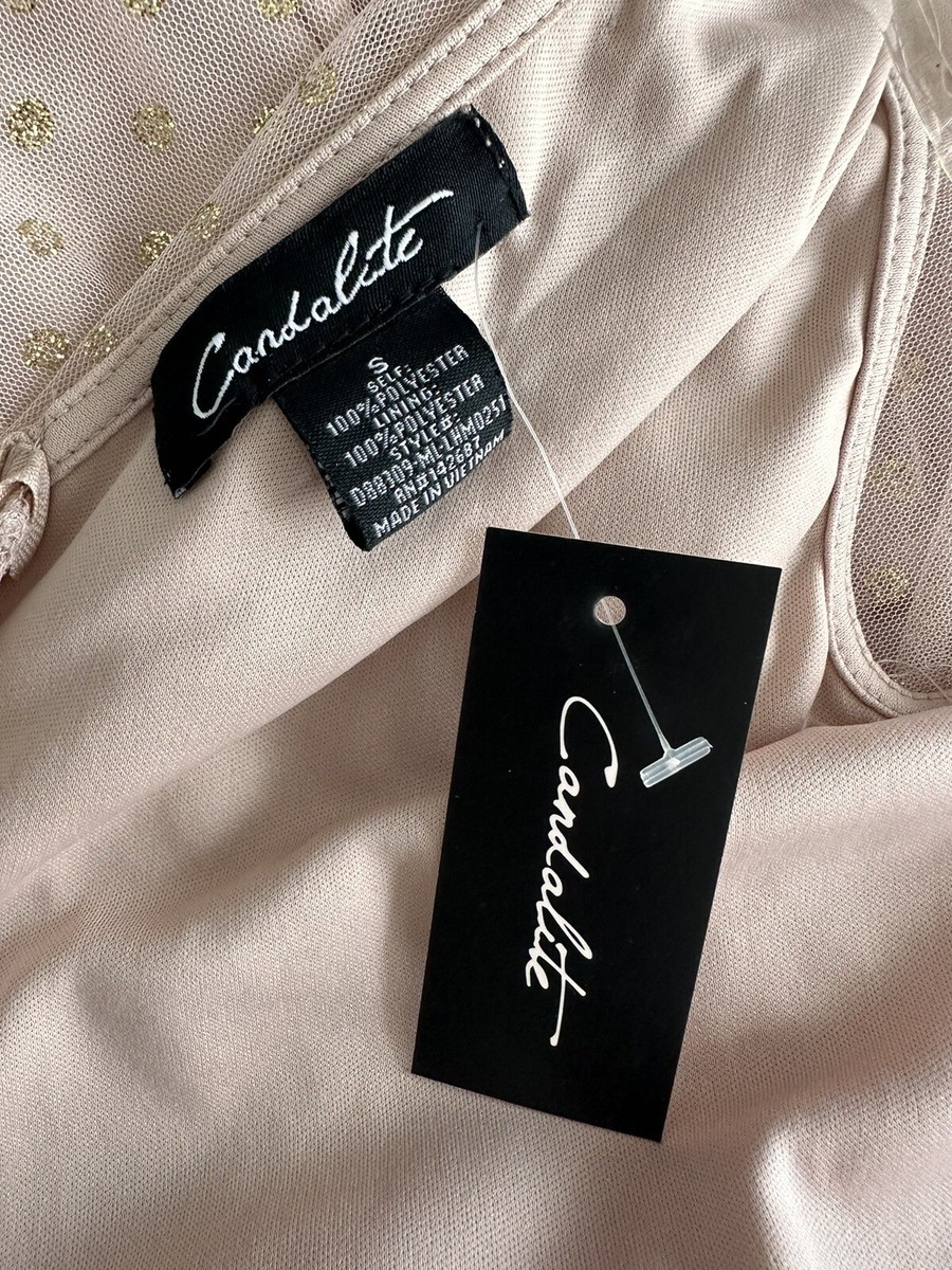 CANDALITE Nude Gold glitter Long Eve GOWN Prom FORMAL Flutter Slv DRESS S NEW | eBay CANDALITE Nude Gold glitter Long Eve GOWN Prom FORMAL Flutter Slv DRESS S NEW | eBay