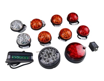 Defender LED Scheinwerfer 12 Teilig Farbig/Bunt Upgrade kit Beleuchtung SET