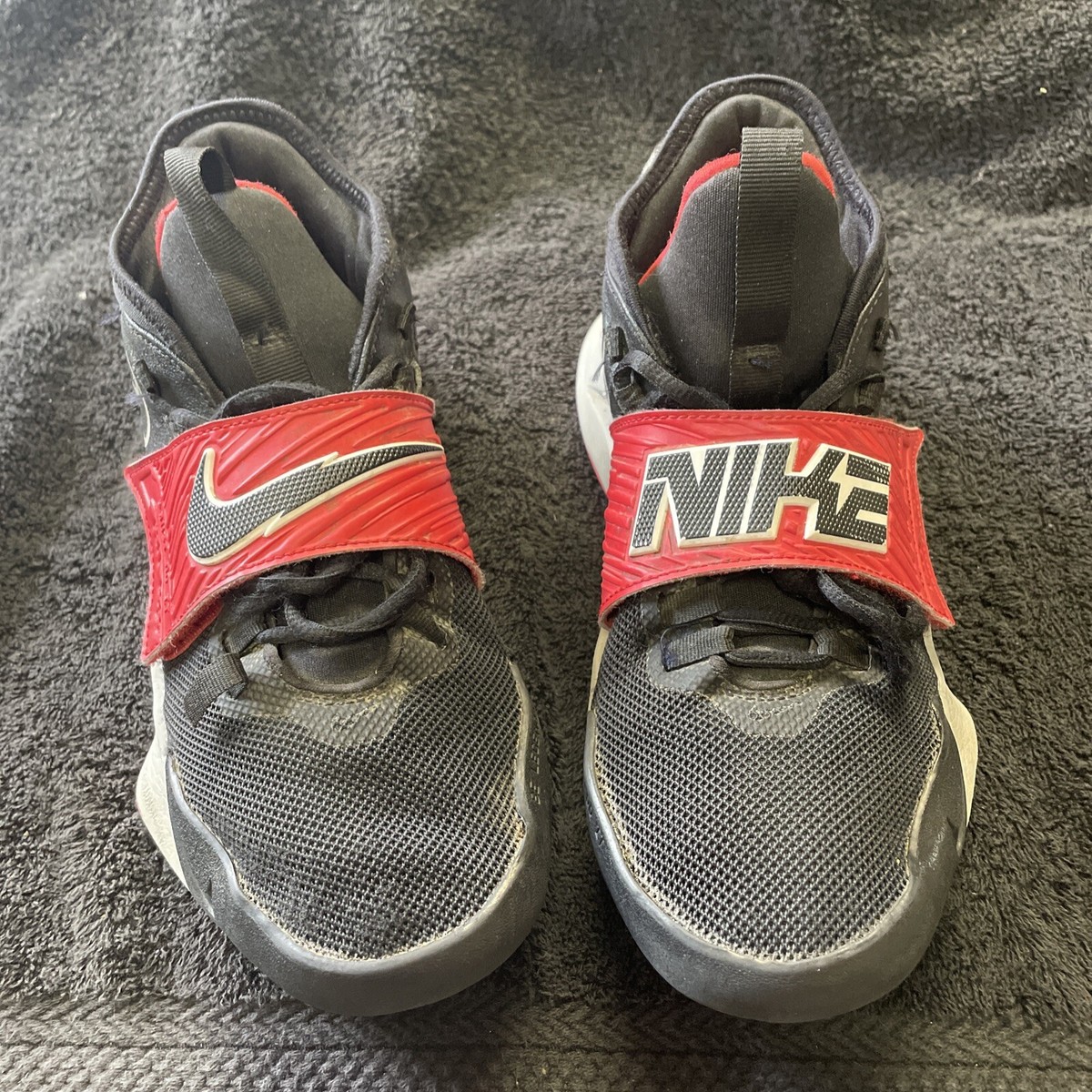 Nike Future Court CT2866-008 Red/Black Basketball Shoes Sneakers Size 5Y