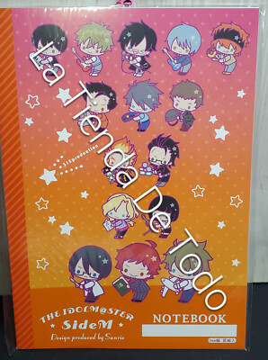 RARE ANIME NOTEBOOK FOR THE IDOLMASTER IDOL MASTER SIDE M FANS COLLECTORS READ