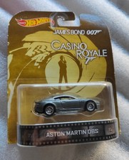 Hot Wheels 2013 Retro Entertainment Casino Royale 007 Aston Martin DBS