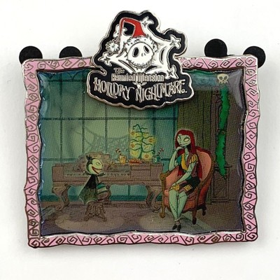 Wdi Ride Through Haunted Mansion Holiday Nightmare Music Room Sally Teddy Pin Ebay