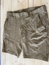 Columbia Omni-Shade Sun Protection Shorts Tan Sz 34 SI14