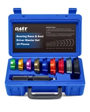 OMT 10pcs Bearing Race and Seal Driver Set Automotive Bushing Installer Remover