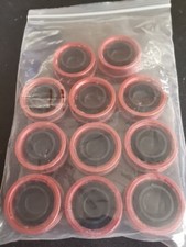 Lot Of 11 Used Cap Assemblies For Ultra Speed Centrifuge Tubes Large