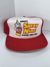 Vintage Knights Spray Nine SnapBack Trucker Hat Chemical Spray YoungAn NWOT