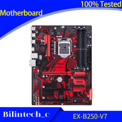 FOR ASUS EX-B250-V7 Motherboard Support 64GB DDR4 1151PIN HDMI ATX