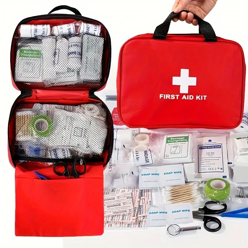 First Aid Kit, Multi-purpose Emergency Medical Portable Bag, Outdoor Home Bag US