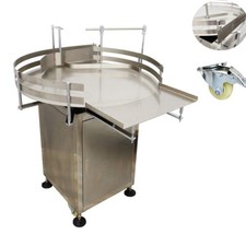 110V Automatic Bottle Accumulation Table Stainless Steel Conveyor Machine