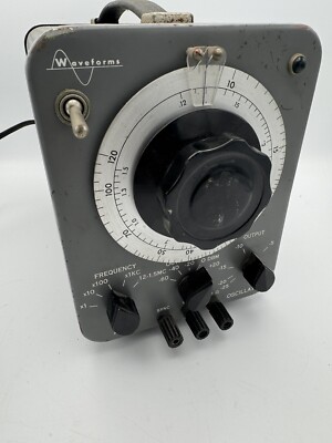 Waveforms 402A is a low distortion sine wave oscillator, From closed college lab
