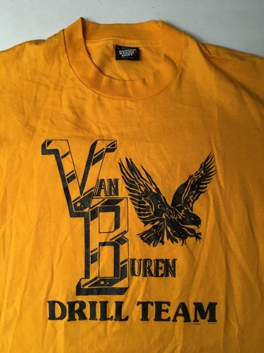 Vintage Screen Stars Best Eagles Drill Team Single Stitch T Shirt USA Made M - Picture 9 of 12
