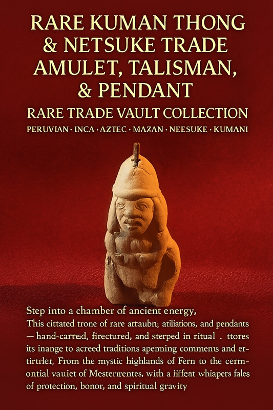 Rare Collectable Netsuke Trade Peruvian Inca Aztec Mayan Amulet Pendant