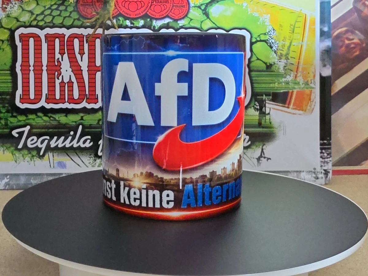 AFD Tasse Unser Land Unsere Regeln Edition Sachsen-Anhalt schwarze Edition #1