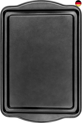 DecorRack Antihaft-Backblech, 38 x 25 cm, Rechteckige Backform für Kuchen, 