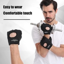 Half Finger Breathable Bodybuilding Training Silicone Palm Weightlifting Gloves