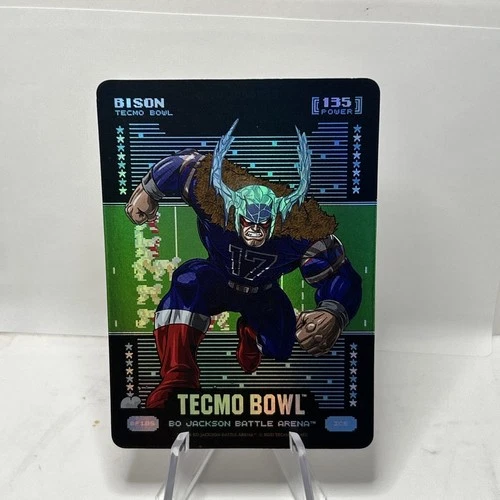 2026 Bo Jackson Battle Arena Bison #BF185 Tecmo Bowl 135 Power JOSH ALLEN ICE