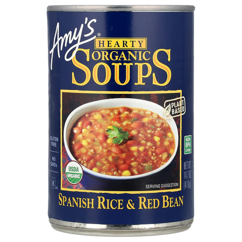 Hearty Organic Soups, Spanish Rice & Red Bean, 14.7 oz (416 g)