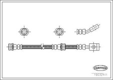 Flexible de frein Nissan VANETTE