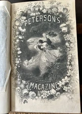PETERSON'S MAGAZINE 1864 Book illustrated engravings fashion clothes