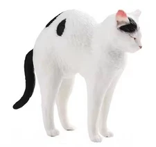 Slouching Cat Toy Action Figure Small Animal Figurine Doll Gift for Kids