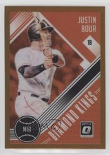 2018 Panini Donruss Optic Diamond Kings Bronze Prizm Justin Bour #15 0c4
