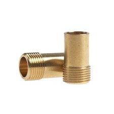 Monobloc Tap Flexible Tail Adaptor To Fitting 15mm X 1/2" (Pair) Flat Faced