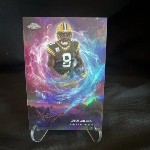 2025 Topps Chrome Josh Jacobs Base (RAW)