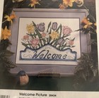 GOLDEN BEE WELCOME PICTURE 20434 STAMPED CROSS STITCH KIT NEW 16 X 12" — photo 2