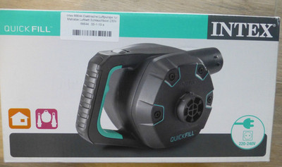 Intex 66644 230 Volt Quick Fill AC Electric Pump elektrische Luftpumpe Neu OVP