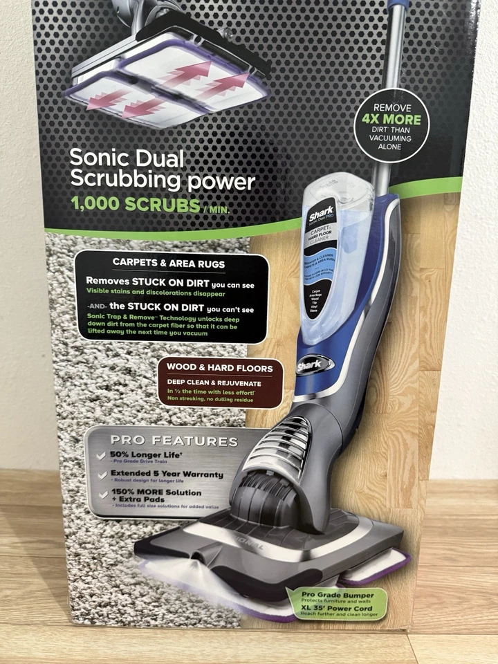 Limpiador de suelos de madera y alfombras Shark Professional Sonic Duo Pro SP1000 26 Foto 2 de 4