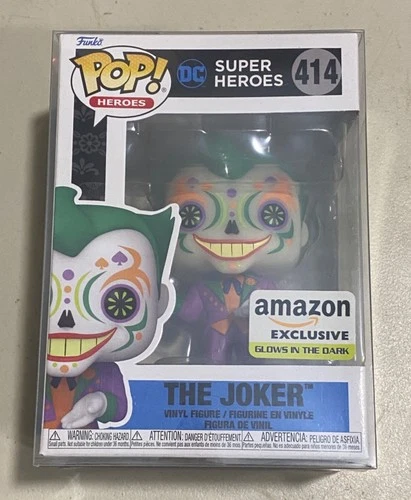 Funko Pop! Heroes: The Joker - Glows in the Dark - Amazon Exclusive #414