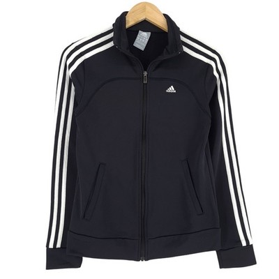 adidas Vintage Trainingsjacke Damen Schwarz Qa8 Größe XS