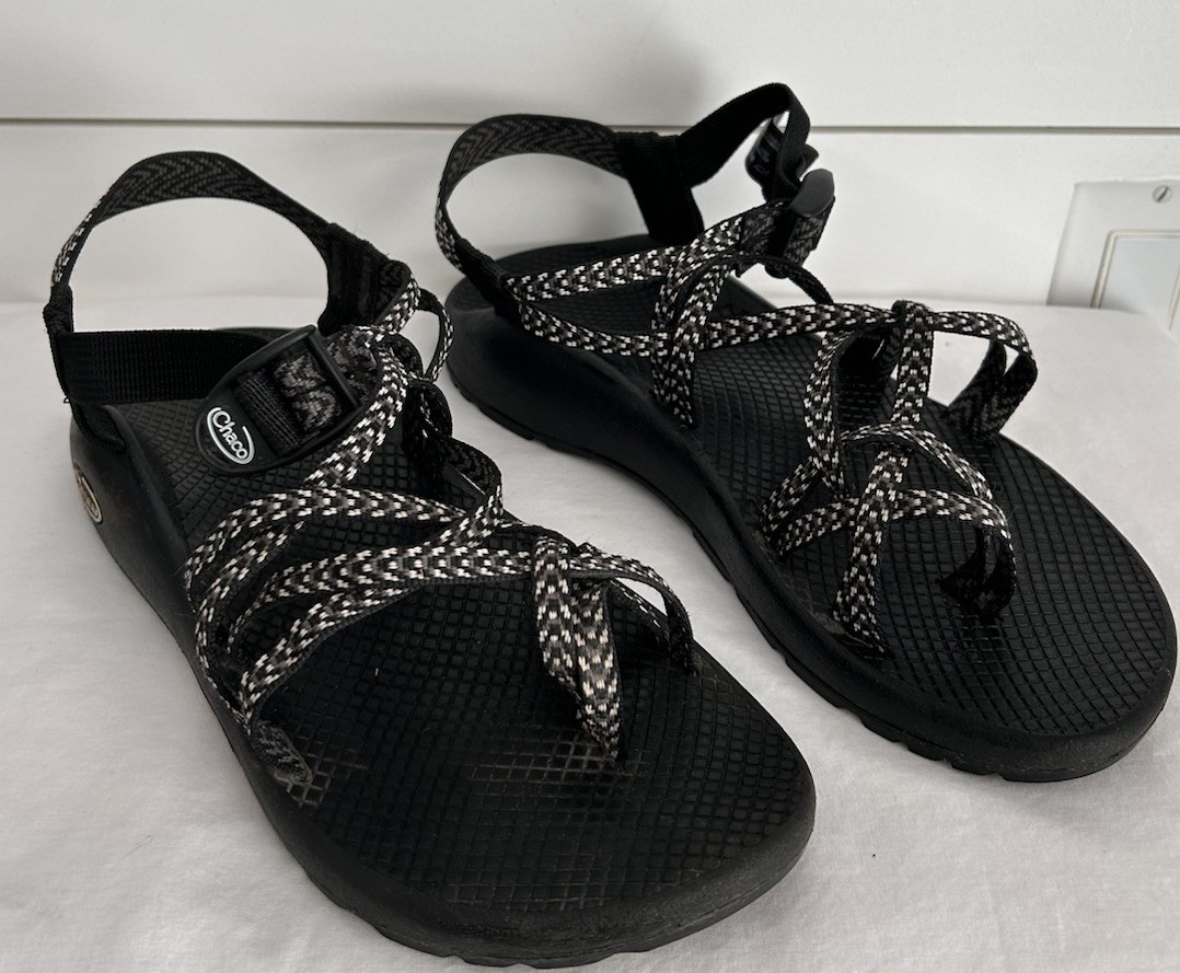 Chaco ZX2 Dual Strap Black & Gray Outdoor Performance Sandals Women’s Size 10