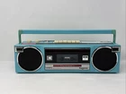 Vtg Panasonic RX-FM15 Teal AM/FM Radio Cassette Player Boombox Works!