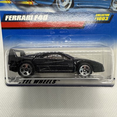 Hot Wheels Ferrari F40 black #1003 | eBay